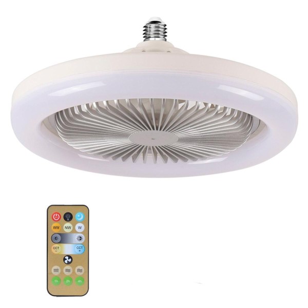Encontraproduto.com.br - Led Teto Ventilador Luminosidade E Frescor Com Controle