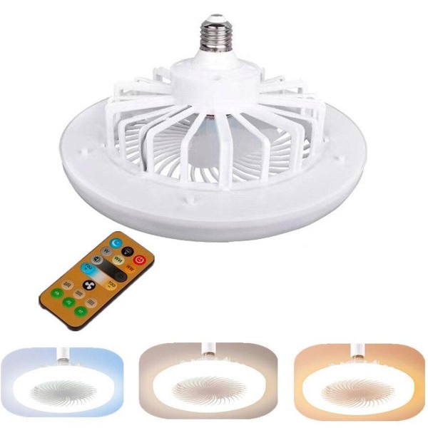 Encontraproduto.com.br - Led Teto Ventilador Luminosidade E Frescor Com Controle