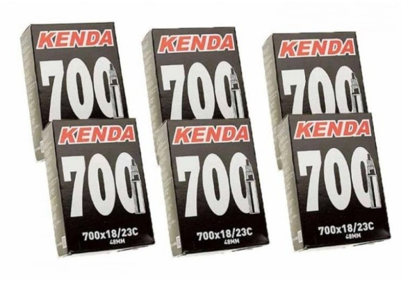 Kit 6 Unidades Câmaras Kenda 700x23c 48mm