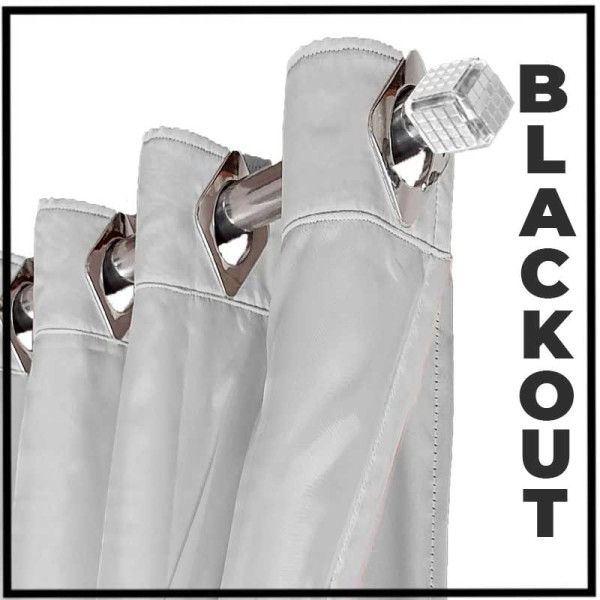 cortina blecaute para quarto e sala Ana 2,00 x 1,80 branco