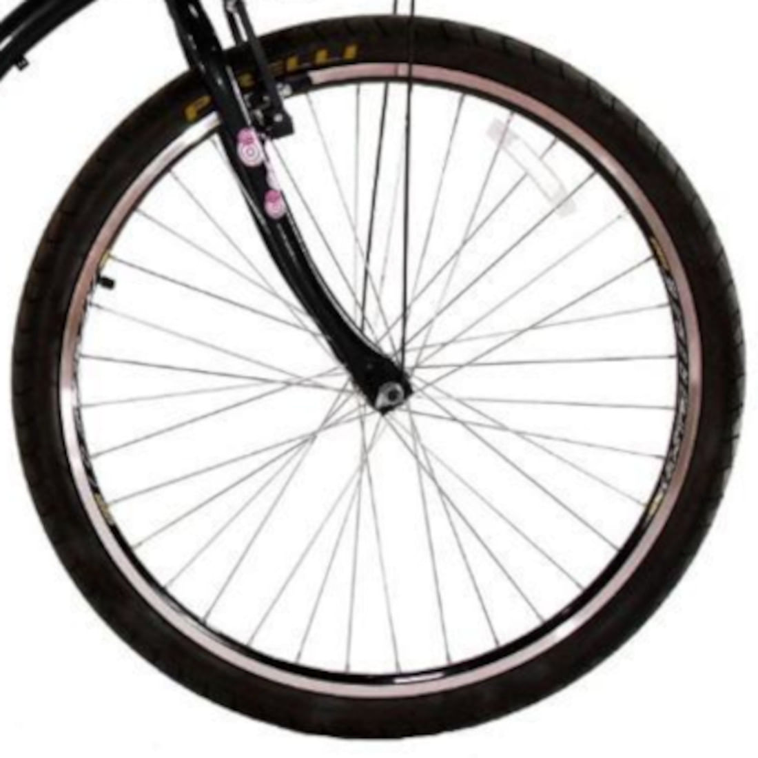 Encontraproduto.com.br - Bicicleta Feminina Aro 26 Beach Preta