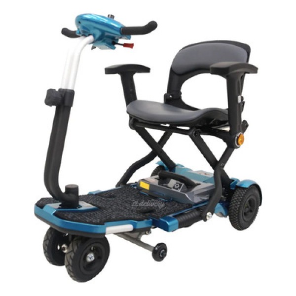 Scooter Elétrica Cadeira de Rodas Motorizada Freedom Mirage RX com Ré cor Prata