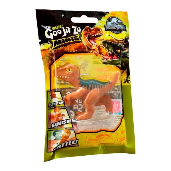 Encontraproduto.com.br - Figura de Apertar - 6 cm - Goo Jit Zu Minis - Jurassic World - Echo - Sunny Brinquedos
