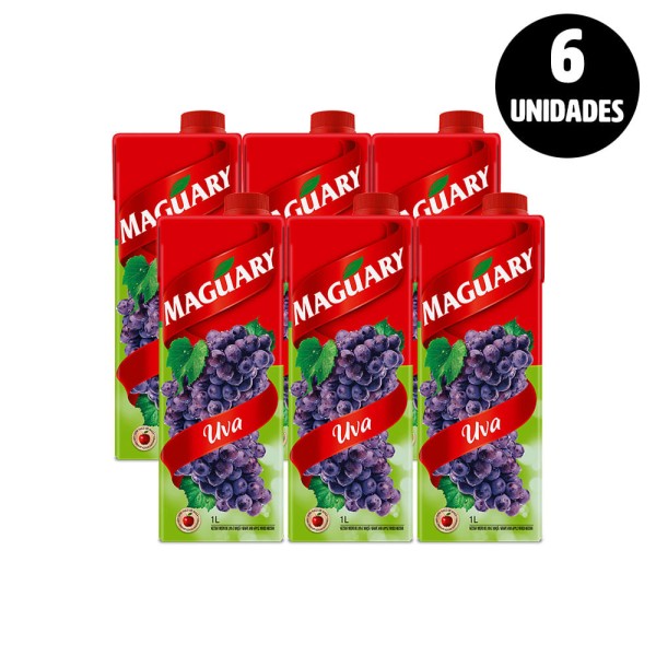 Suco de Uva Maguary 1L - Kit 6 unidades