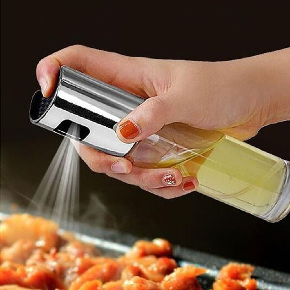 Encontraproduto.com.br - Spray Pulverizador Para óleos E Temperos De Vidro 100 Ml