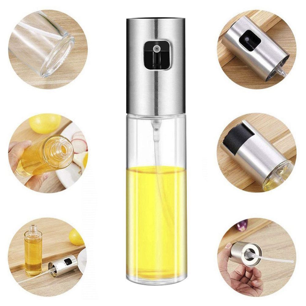 Encontraproduto.com.br - Spray Pulverizador Para óleos E Temperos De Vidro 100 Ml