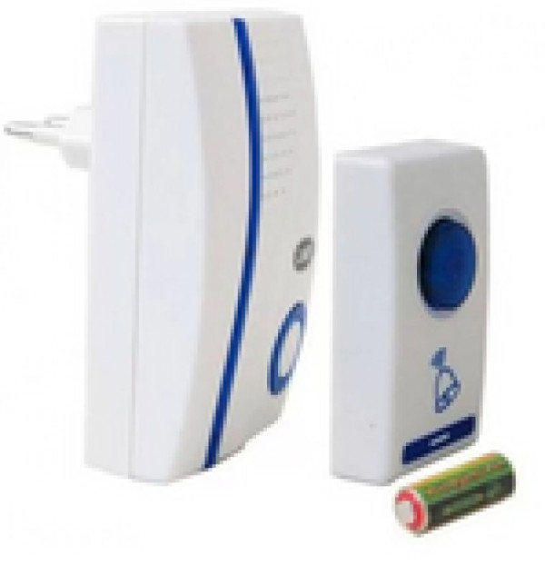 Campainha De Tomada Residencial Sem Fio 32 Toques Wireless