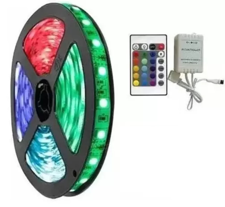 Fita De Led Rgb 5050 5 Metros Para Decoração s/ fonte