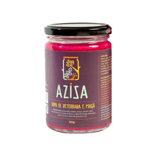 Sopa de Beterraba e Maçã 300g Aziza