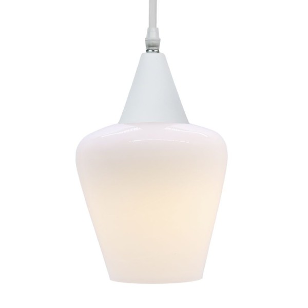 Encontraproduto.com.br - Lustre Pendente Taschibra Monalisa Branco Leitoso E27 Bivolt Branco