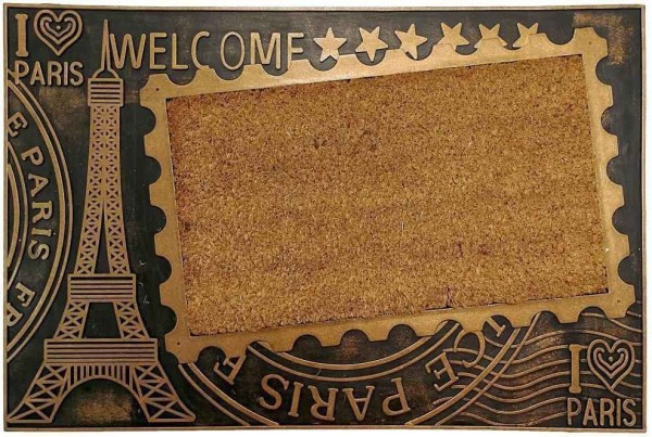 Tapete Edantex Capacho de Côco Desenho 2 40x60cm