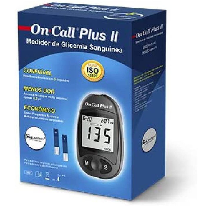 Encontraproduto.com.br - On Call Plus II Monitor de Glicemia Medlevensohn