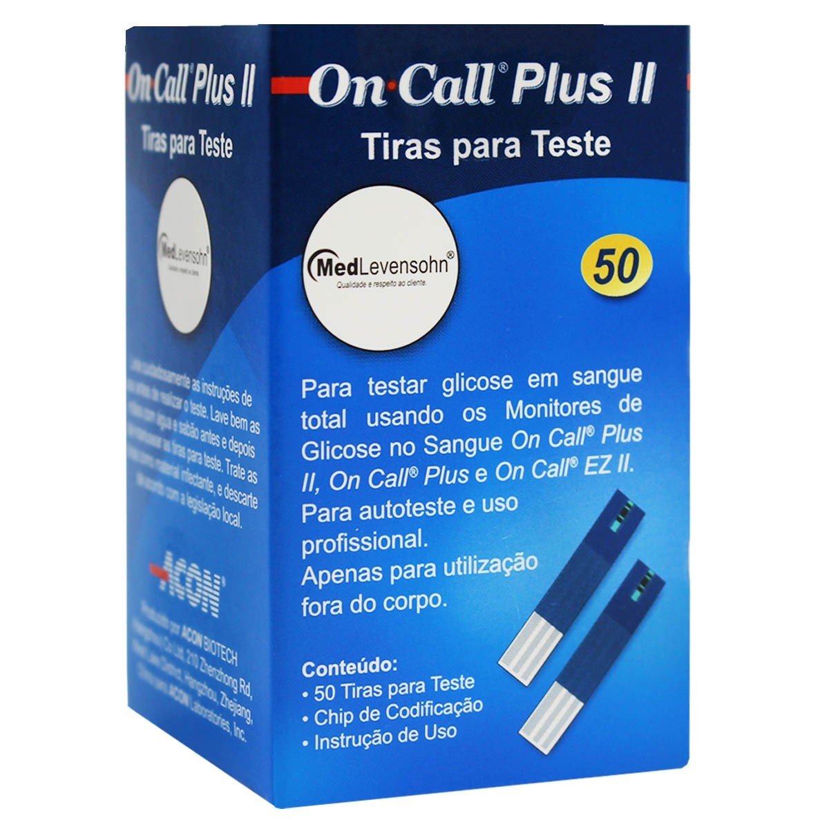 Encontraproduto.com.br - Tiras para Teste On Call Plus II 50un