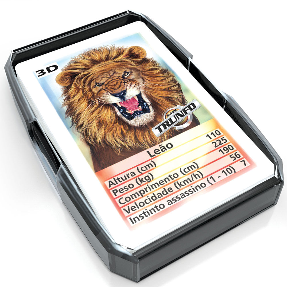 Encontraproduto.com.br - Jogo de Cartas - Super Trunfo - Predadores GROW