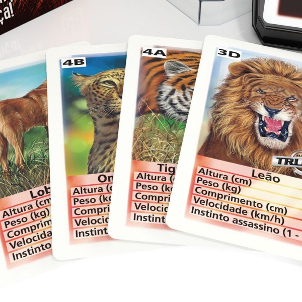 Encontraproduto.com.br - Jogo de Cartas - Super Trunfo - Predadores GROW