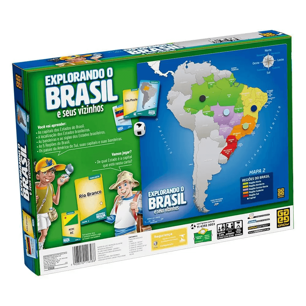 Encontraproduto.com.br - Jogo Explorando o Brasil