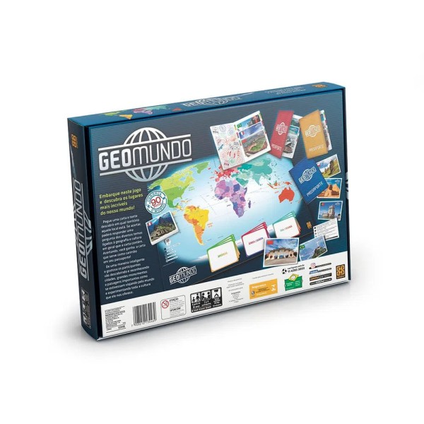 Encontraproduto.com.br - Jogo de Tabuleiro - Geomundo