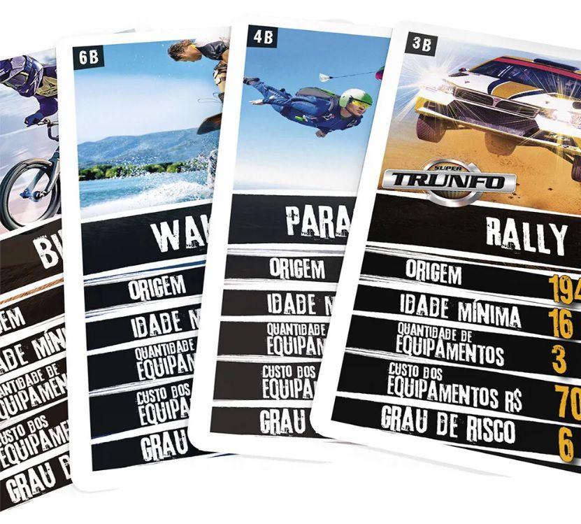 Encontraproduto.com.br - Jogo de Cartas - Super Trunfo - Esportes Radicais GROW
