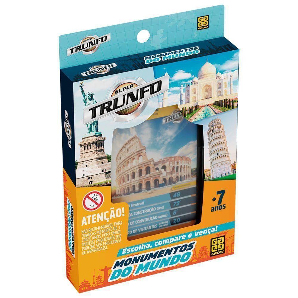 Jogo de Cartas - Trunfo Monumentos do Mundo GROW