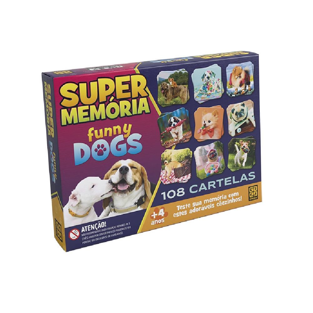 Jogo Supermemória Cães e Raças