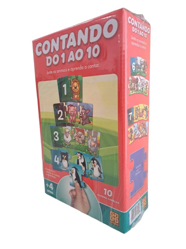 Encontraproduto.com.br - Jogo - Contando Do 1 ao 10 - 03954 GROW