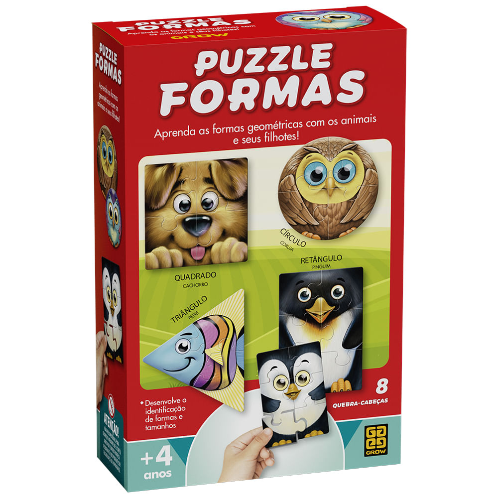 Encontraproduto.com.br - Jogo - Puzzle Forma - 03955 GROW