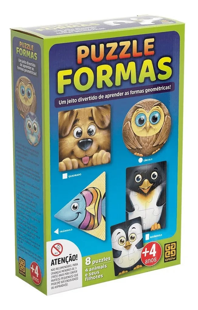 Encontraproduto.com.br - Jogo - Puzzle Forma - 03955 GROW