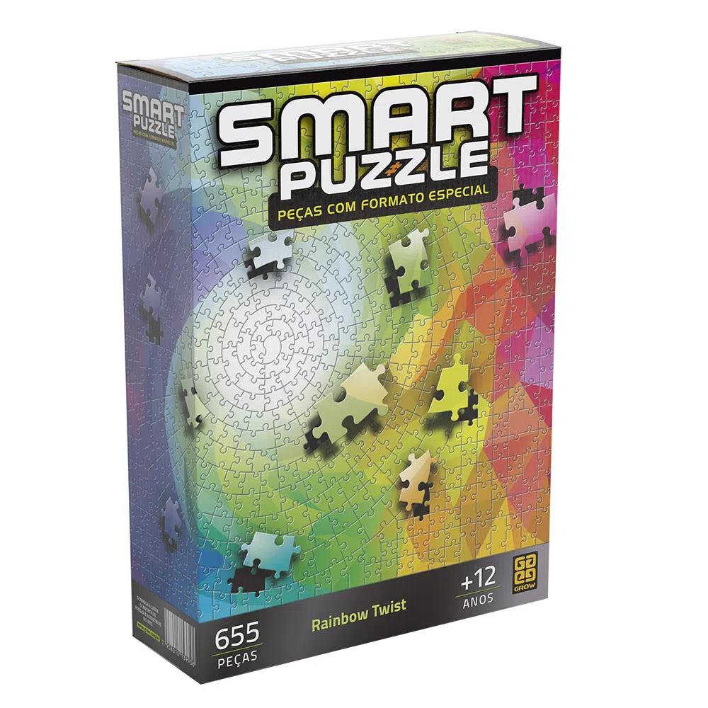 Encontraproduto.com.br - Puzzle 655 peças Smart Puzzle Rainbow Twist