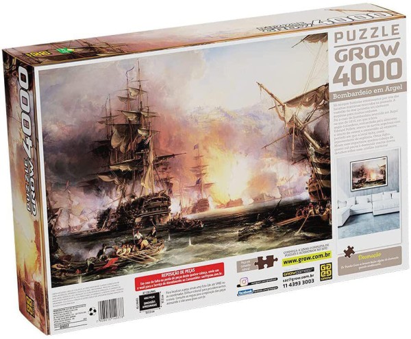 Encontraproduto.com.br - Puzzle 4000 Pecas - Bombardeio Em Argel GROW