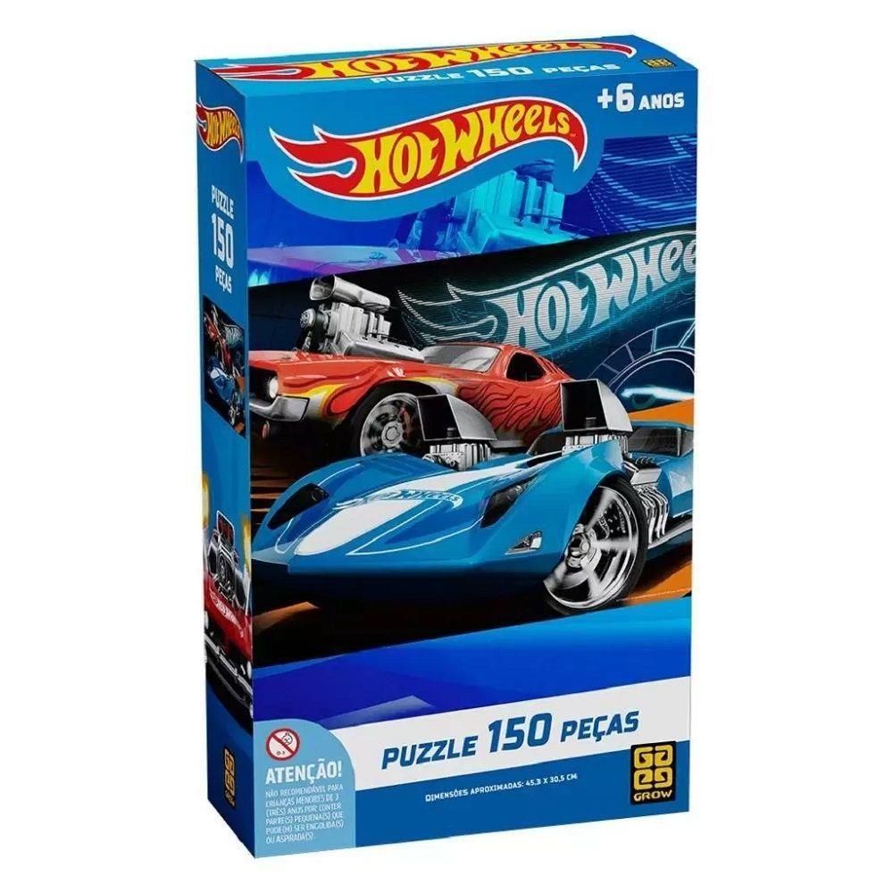 Quebra-cabeça 150 peças Hot Wheels