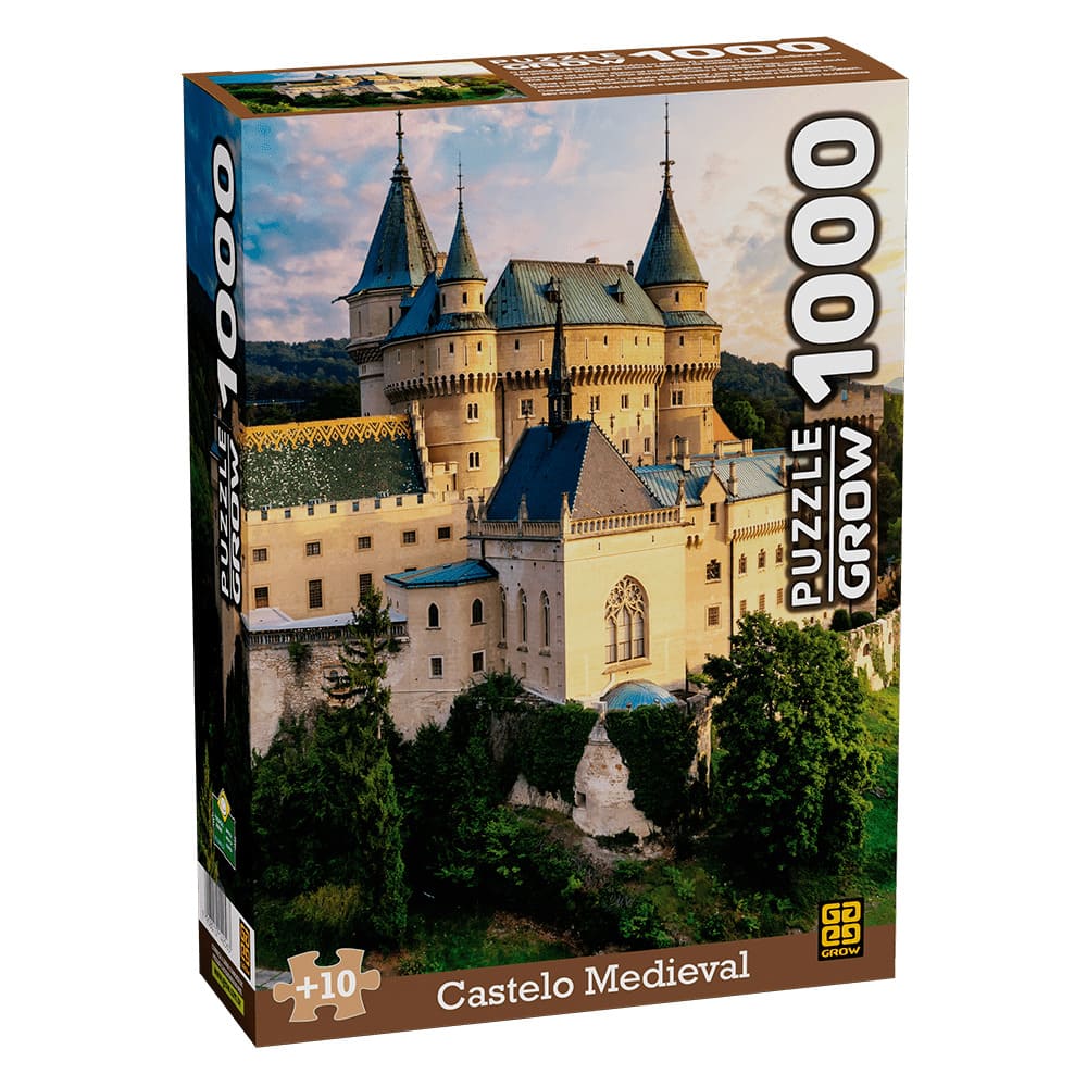 Quebra-cabeça 1000 peças Castelo Medieval