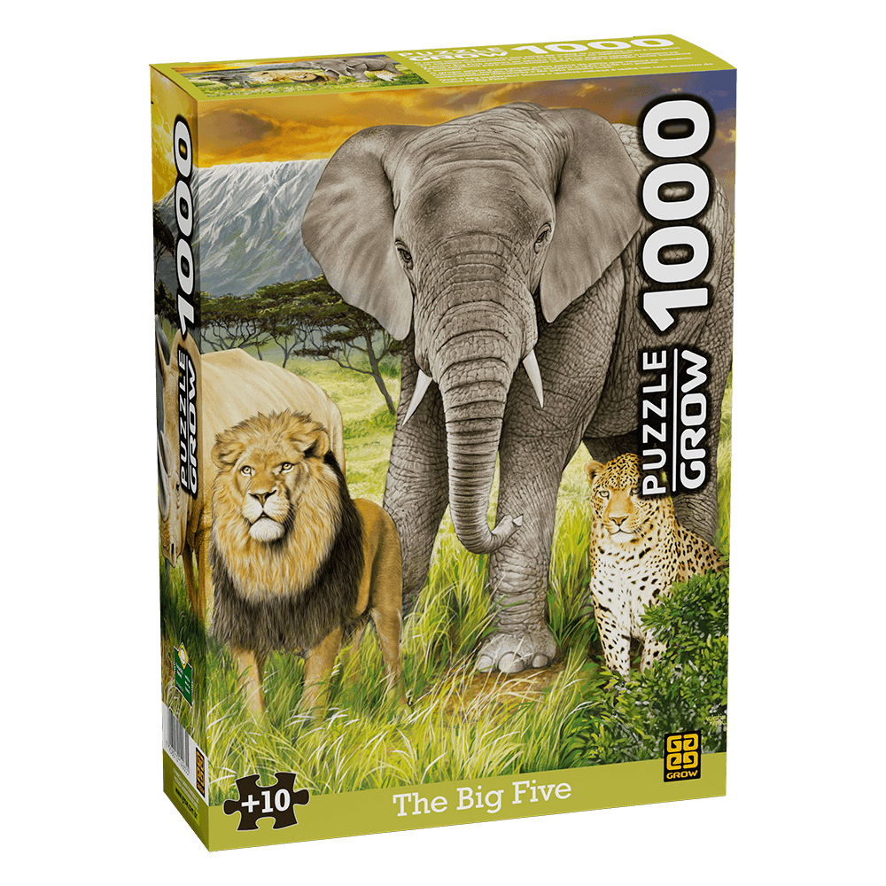 Encontraproduto.com.br - Quebra-cabeça 1000 peças The Big Five