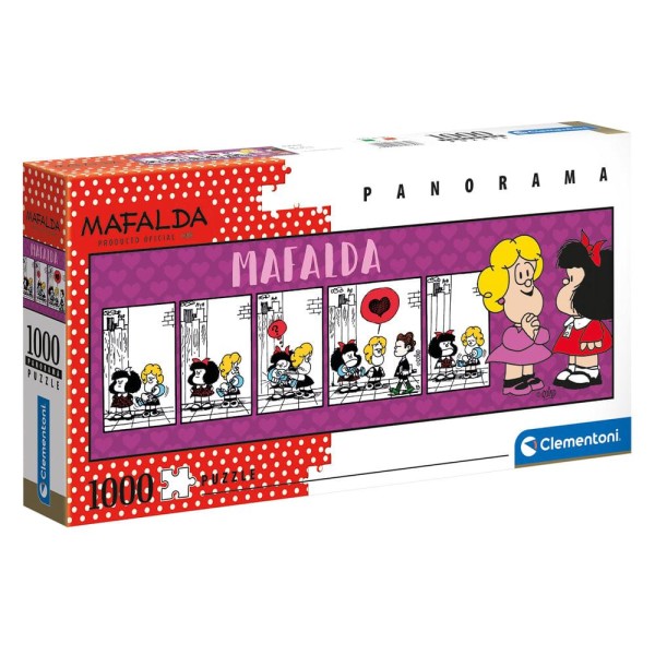 Puzzle 1000 Peças Panorama Mafalda - Clementoni