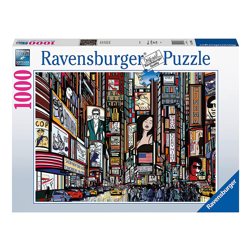 Puzzle 1000 peças Nova York em cores - Importado
