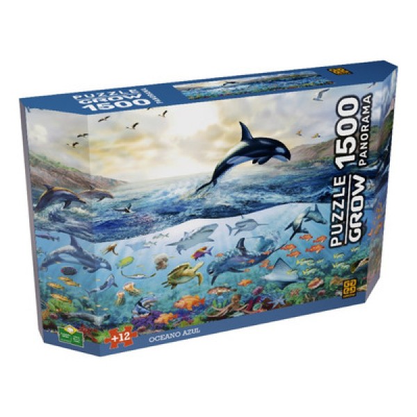 Quebra-cabeça 1500 peças Panorama Oceano Azul