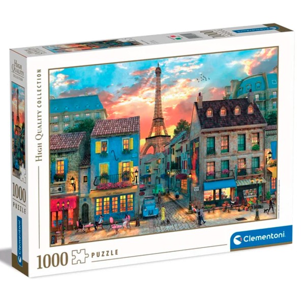 Encontraproduto.com.br - Puzzle 1000 Peças Rua Parisiense - Clementoni