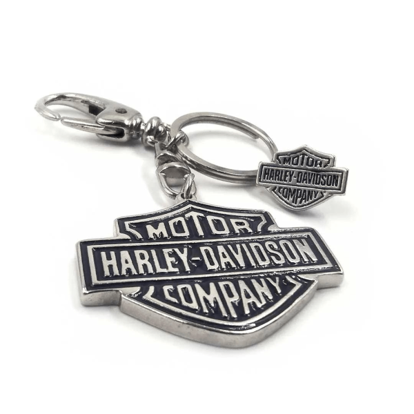 Chaveiro E Pin Harley Davidson Prata Zona Criativa 10140695