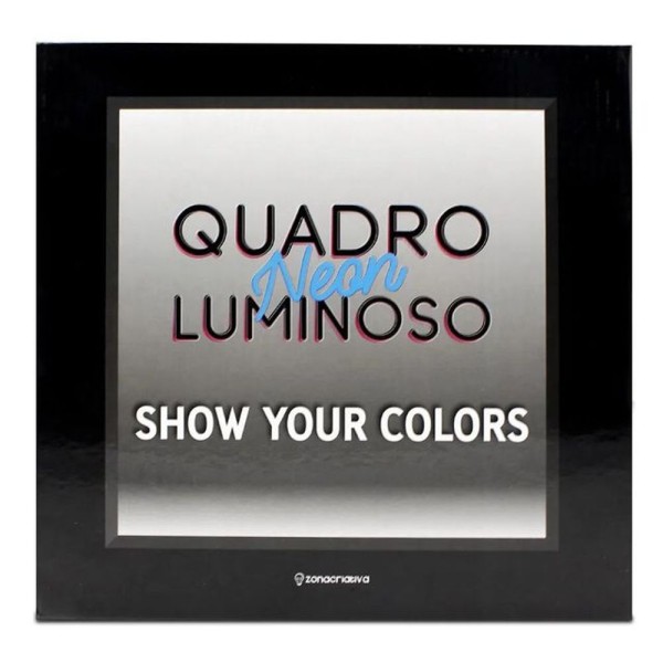 Encontraproduto.com.br - Luminária Quadro Lousa C/3 Canetas Giz Neon