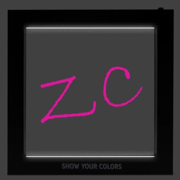 Encontraproduto.com.br - Luminária Quadro Lousa C/3 Canetas Giz Neon
