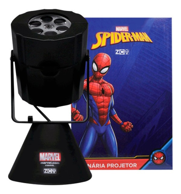 Luminária Projetor Homem-Aranha Zona Criativa 10082843