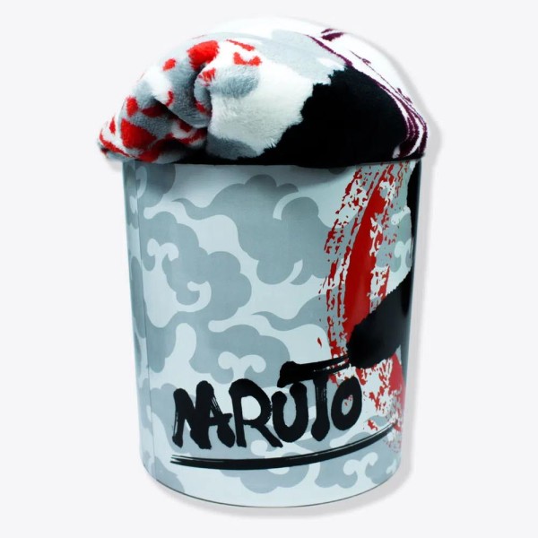 Encontraproduto.com.br - Kit Manta Com Balde Naruto Uzumaki - Naruto