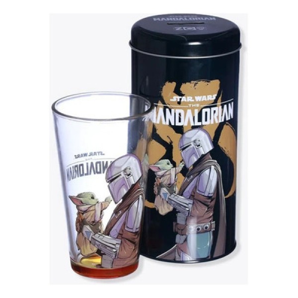 Encontraproduto.com.br - Copo Com Cofre Mandalorian Star Wars Zona Criativa 10024814