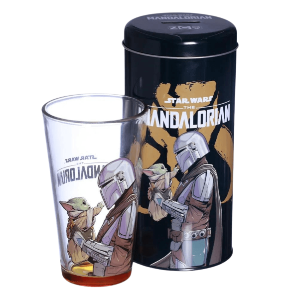 Encontraproduto.com.br - Copo Com Cofre Mandalorian Star Wars Zona Criativa 10024814