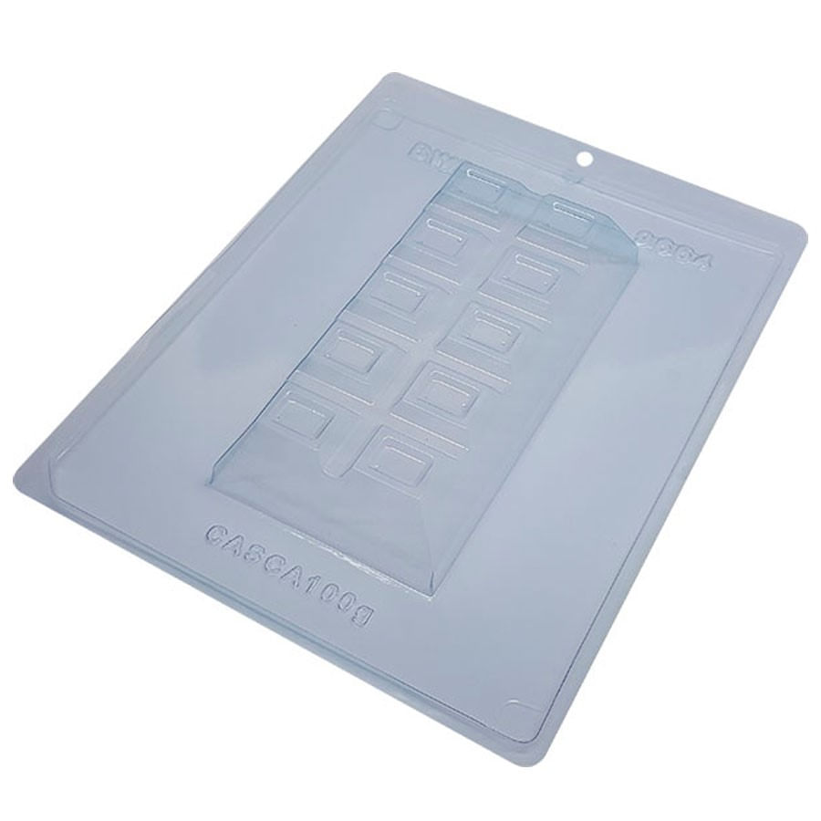 Encontraproduto.com.br - Forma de Acetato Com Silicone Barra Tablete de Chocolate com 1 Un