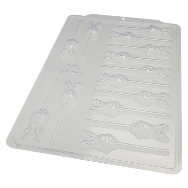 Forma de Acetato SP 214 Pirulito Coelho Gravatinha (3586) - BWB