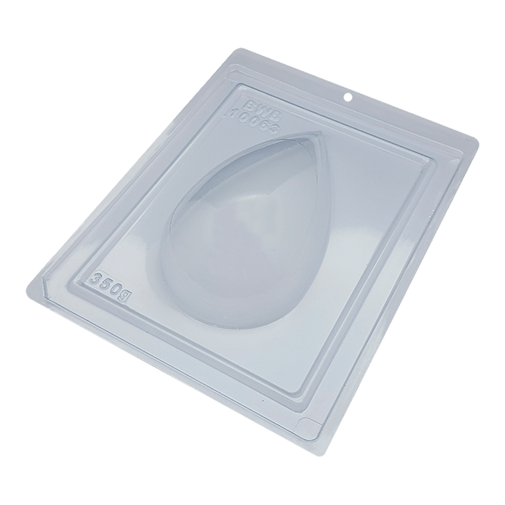 Encontraproduto.com.br - Forma de Acetato com Silicone Ovo Bicudo 350 Gr com 1 Un