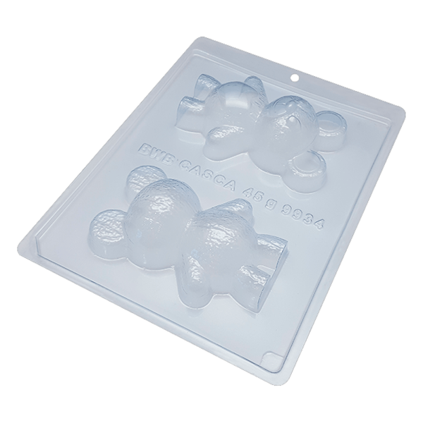 Forma Urso Médio Coração Em  Acetato Com Silicone