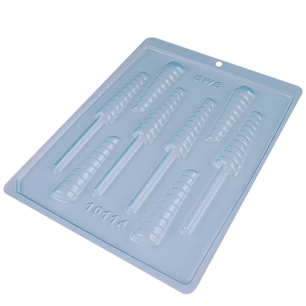 Encontraproduto.com.br - Kit 04 Formas Acetato Simples Pirulito Gominho Bwb Cod 10114