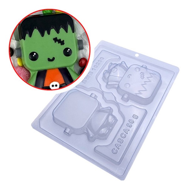Encontraproduto.com.br - Forma de Acetato com Silicone Frank Baby Halloween (10200) - BWB