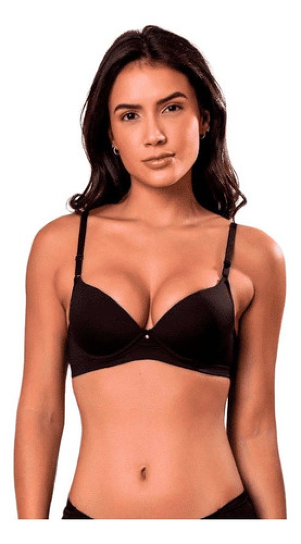Encontraproduto.com.br - Sutiã Nayane Algodão Basica Base Bojo Casca Cristal Um